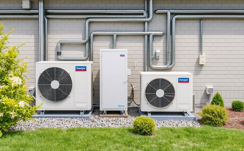 Heat pumps in hybrid HVAC systems function efficiently