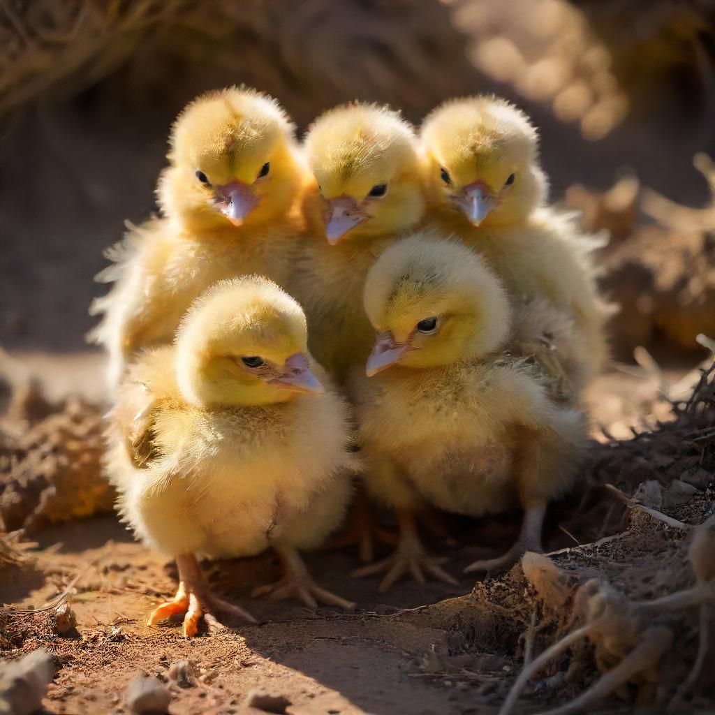 Heat's harm to baby chicks
