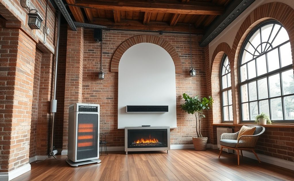 Heater blending with diverse architectural designs