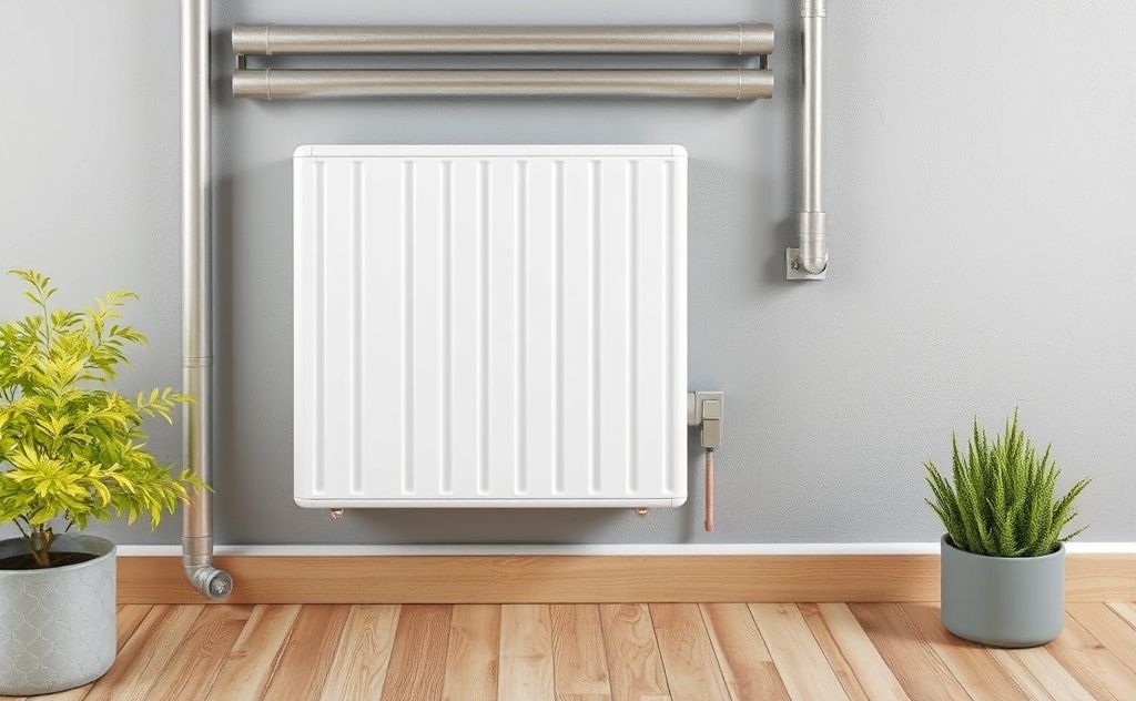Heater installation for simple upkeep and efficiency