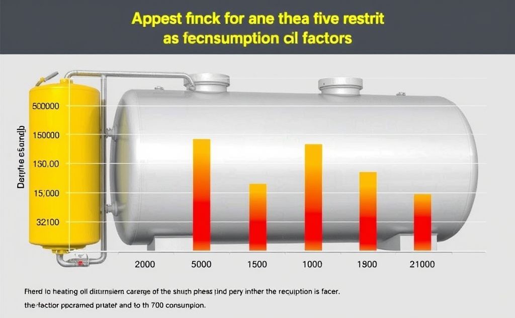 Heating oil tank duration and consumption factors