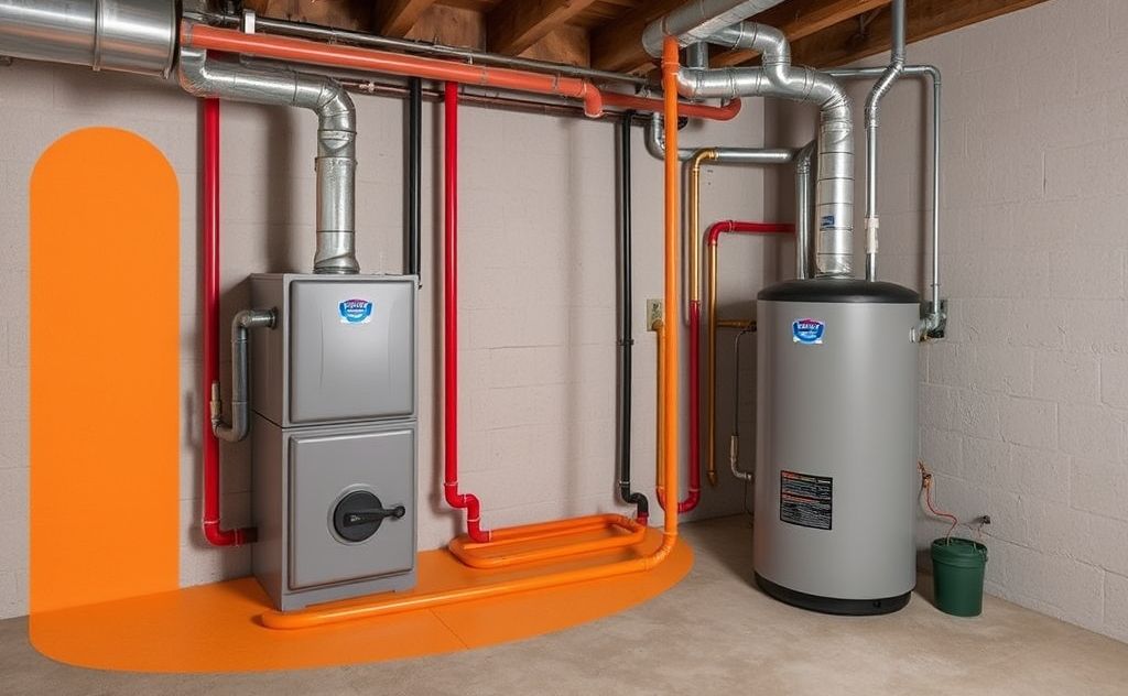 Heating zones with propane furnaces for comfort