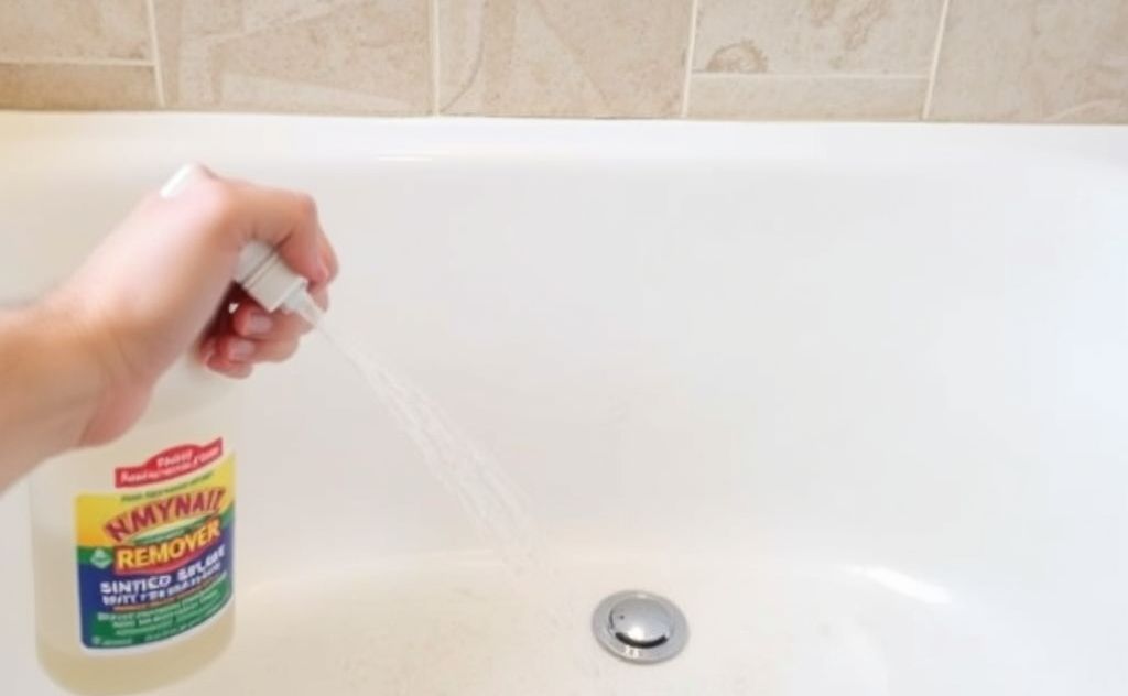 Heavy duty soap scum remover for bathtubs