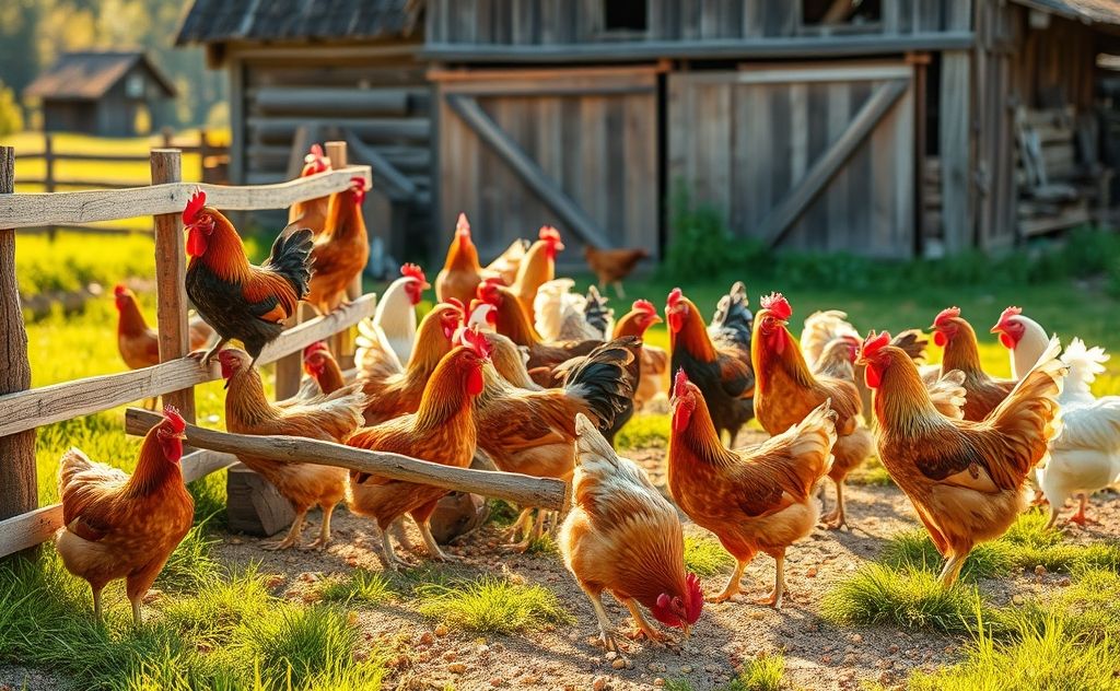 Hens and roosters have unique behaviors