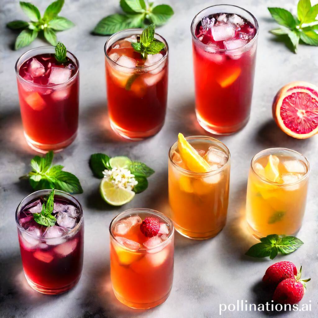 Herbal and Floral Iced Tea Flavors