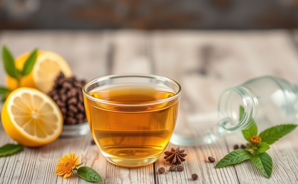 Herbal tea boosts energy and supports fasting