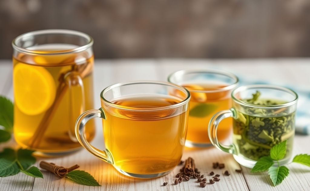 Herbal teas for a healthy colon cleanse.