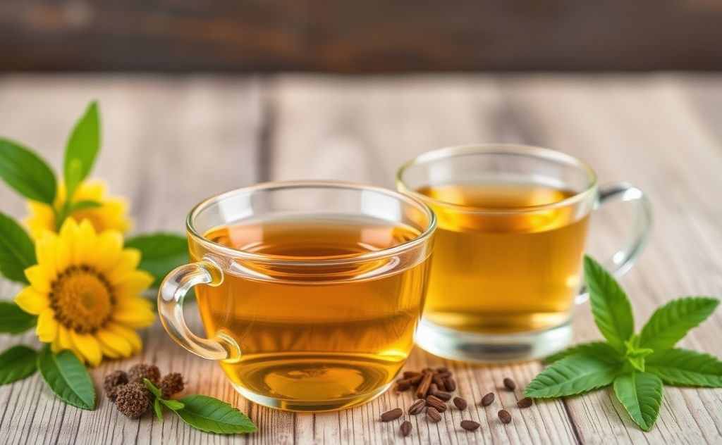 Herbal teas for natural blood pressure relief