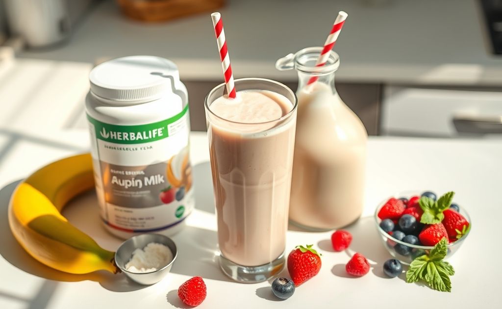 Herbalife shake recipe with milk ingredients