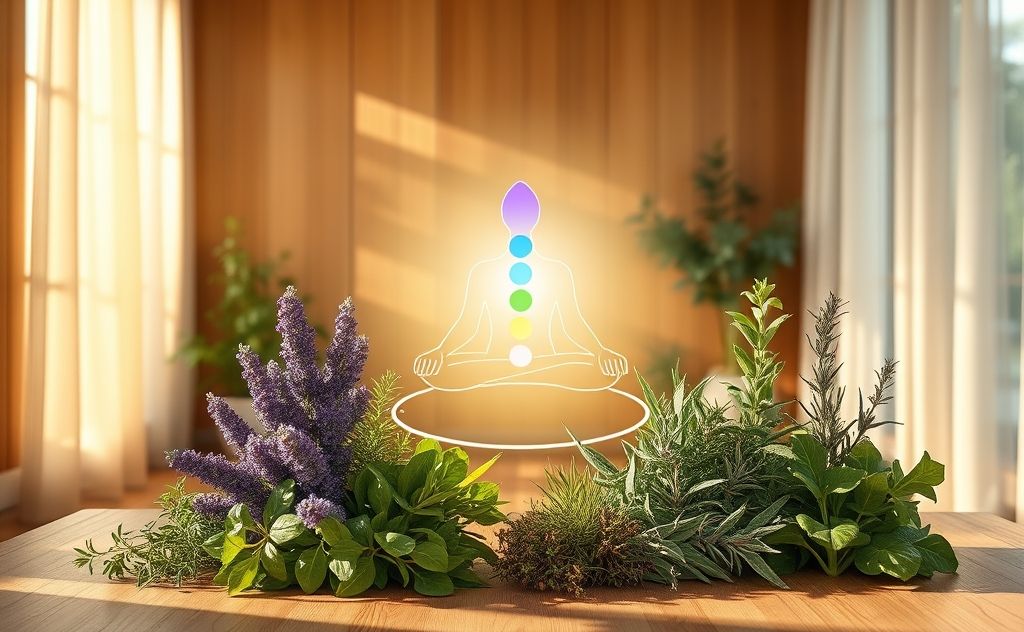 Herbs promoting balance and harmony in chakras