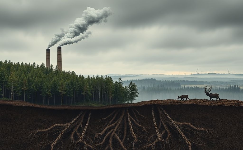 Hidden costs of pellets impact the environment.
