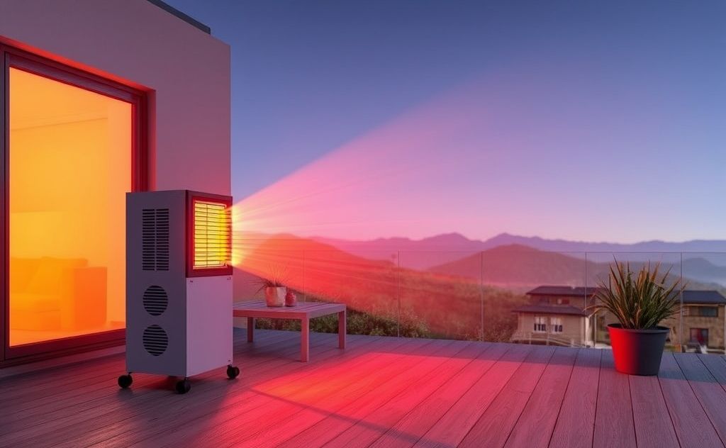 High energy use in portable infrared heaters