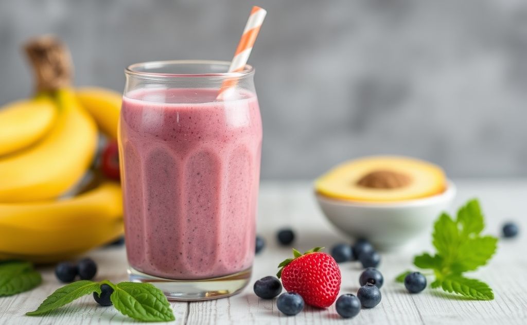 High fiber smoothies cause stomach discomfort