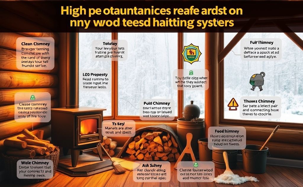 High maintenance demands of wood heating systems