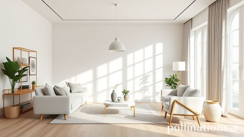 3D render interior ruang keluarga