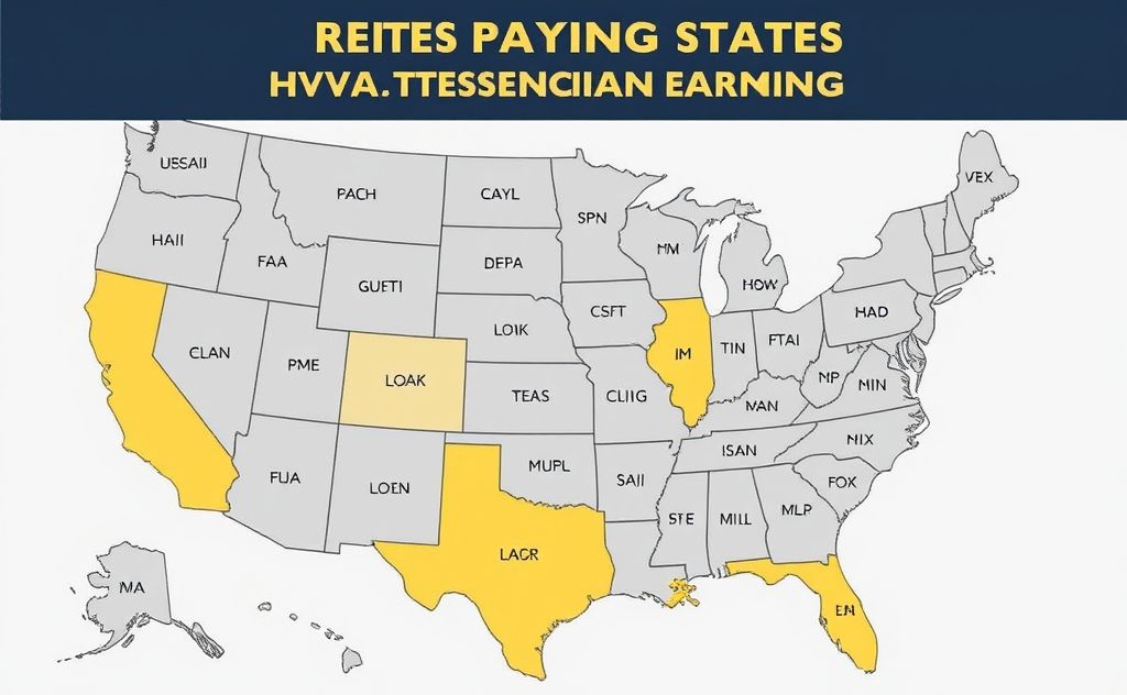 Highest Paying States HVAC Technicians Earnings