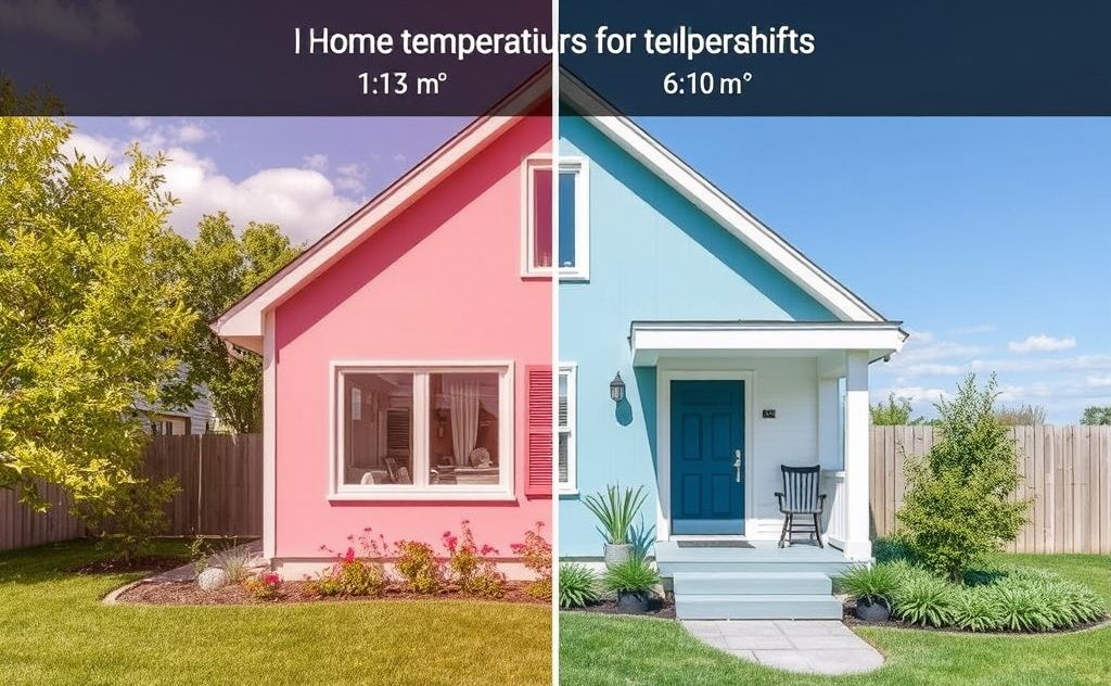 Home adaptation for daily temperature shifts