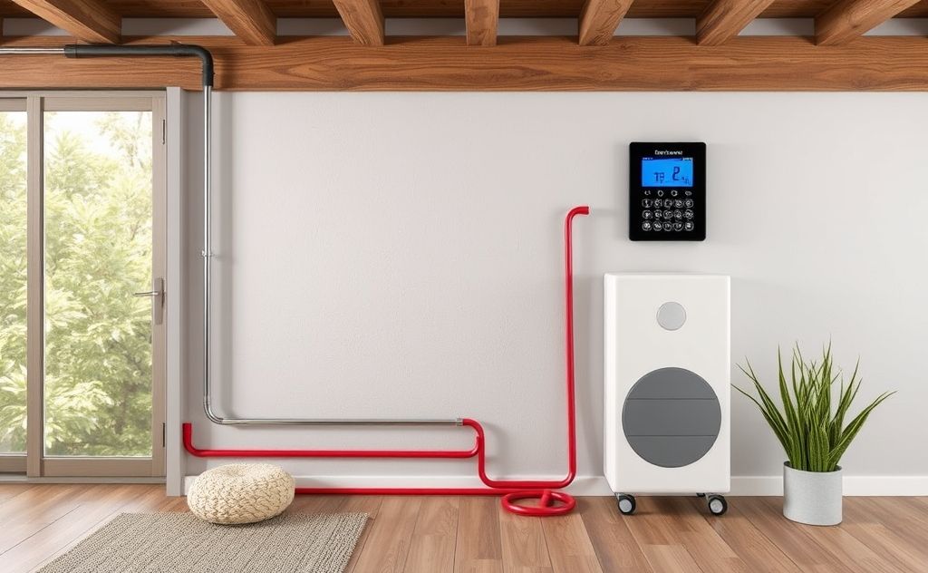 Home heating efficiency through temperature control