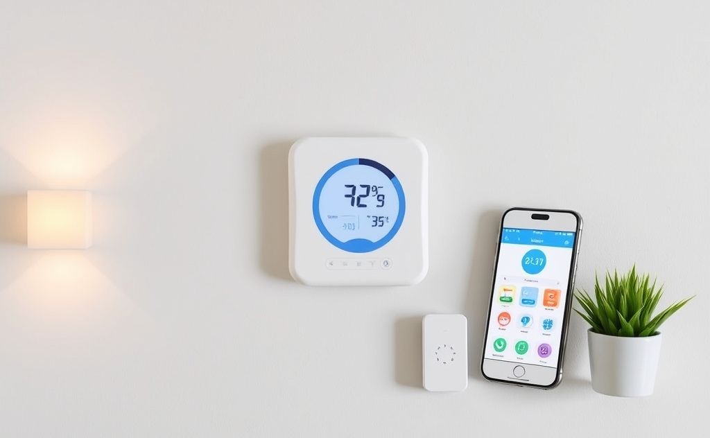 Home temperature monitoring with smart devices