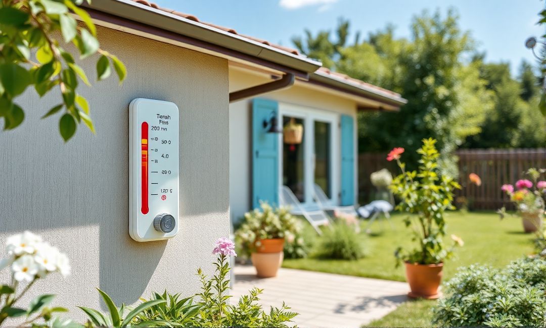 Home temperature regulation in summer