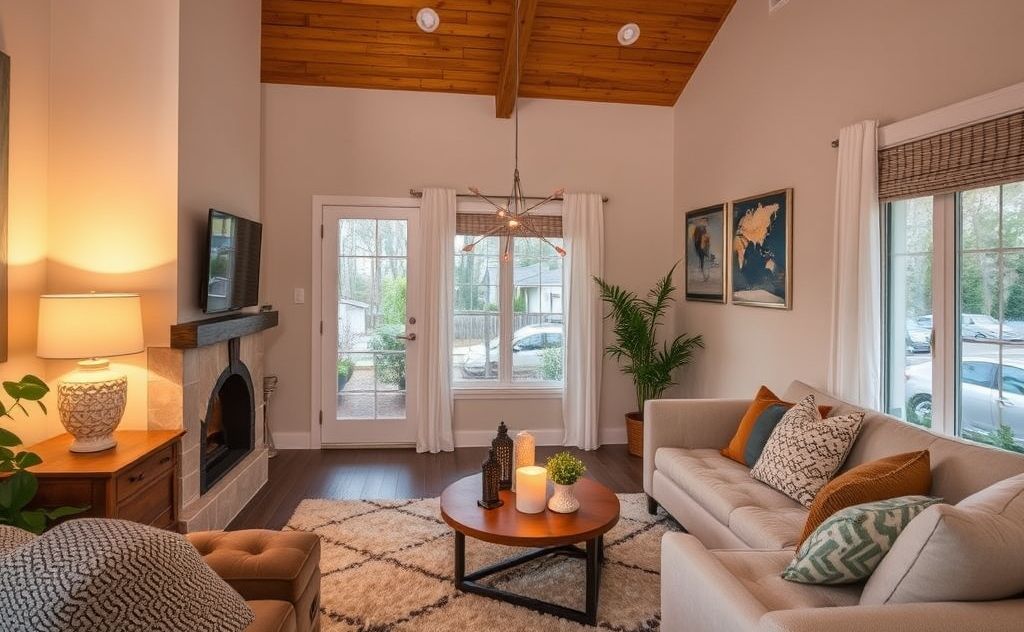 Home with cozy temperature control features
