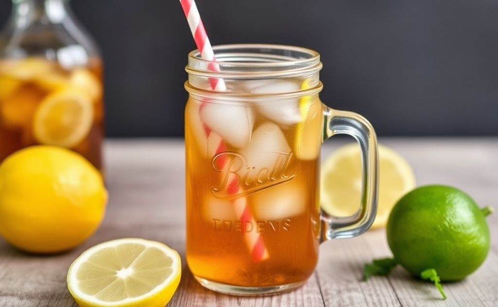 Homemade iced tea refreshes better than soda