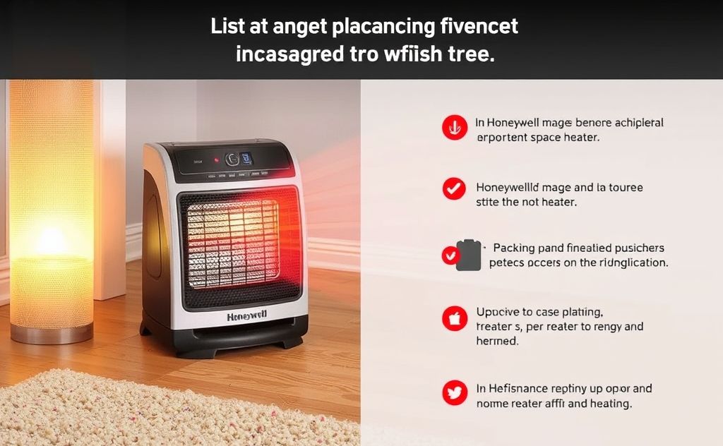 Honeywell space heater safety tips and features