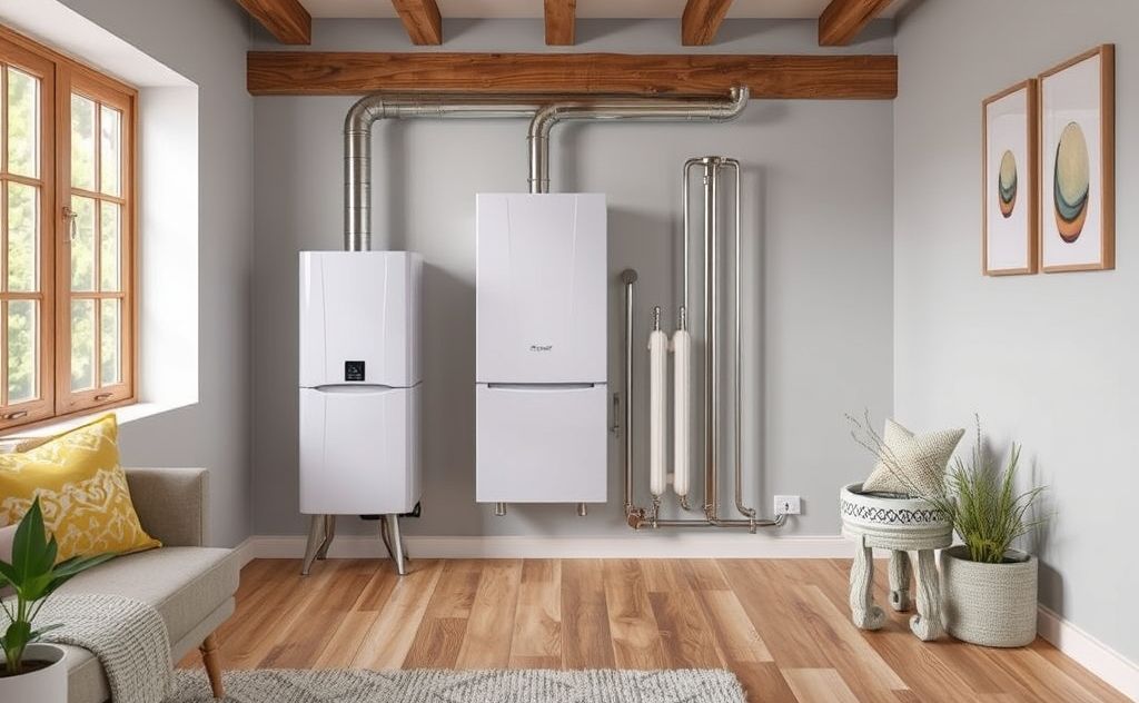 Hot water central heating boosts comfort and efficiency
