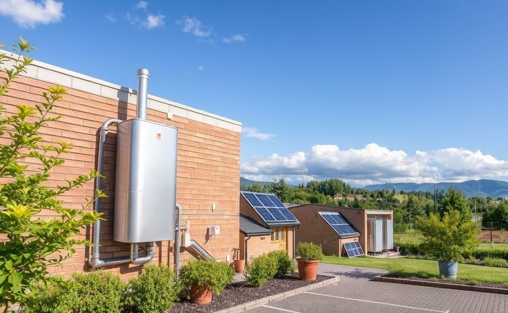 Hot water heating systems enhance sustainability.