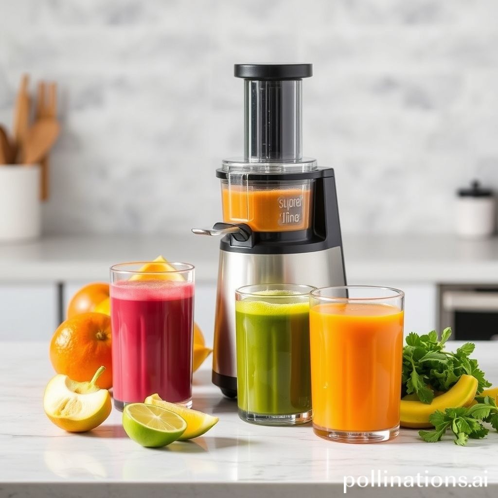 Masticating Juicer: Revolutionizing Juicing with Efficient Extraction and Preservation