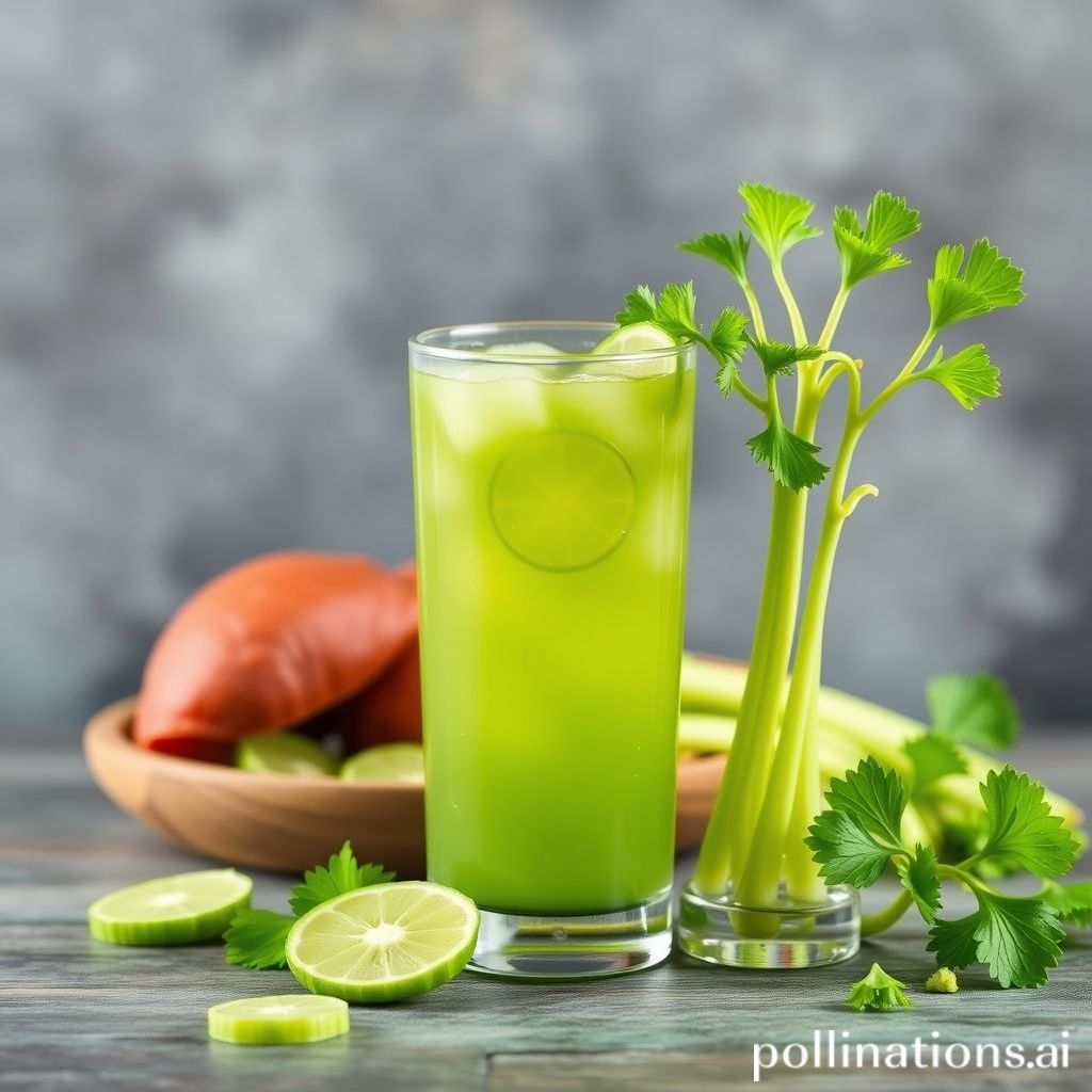 Celery Juice: Boosting Liver Health Through Detoxification and Antioxidants