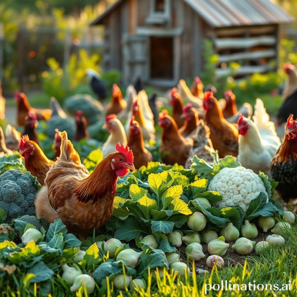 Chicken-friendly veggies