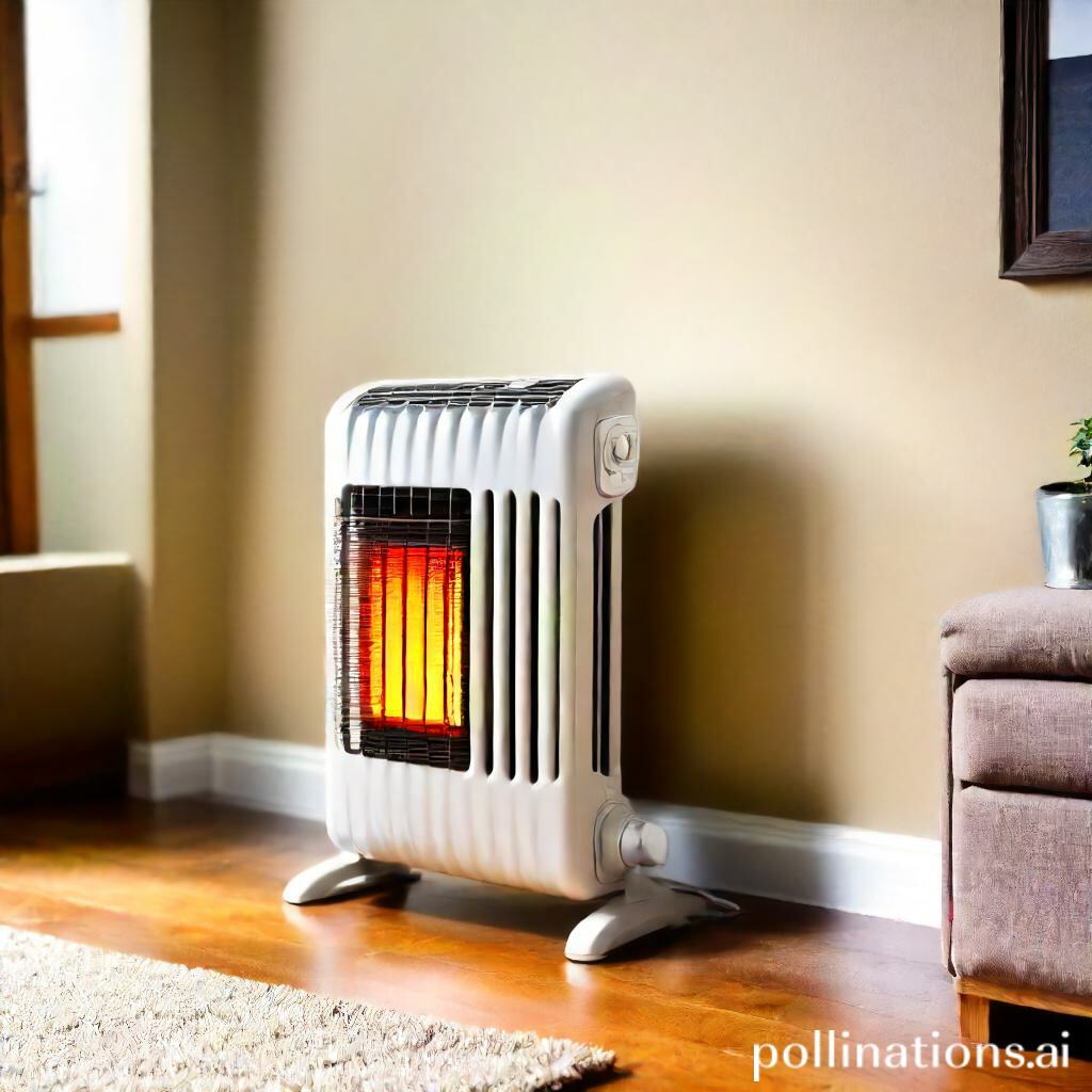 How do electric heater types affect indoor air quality?