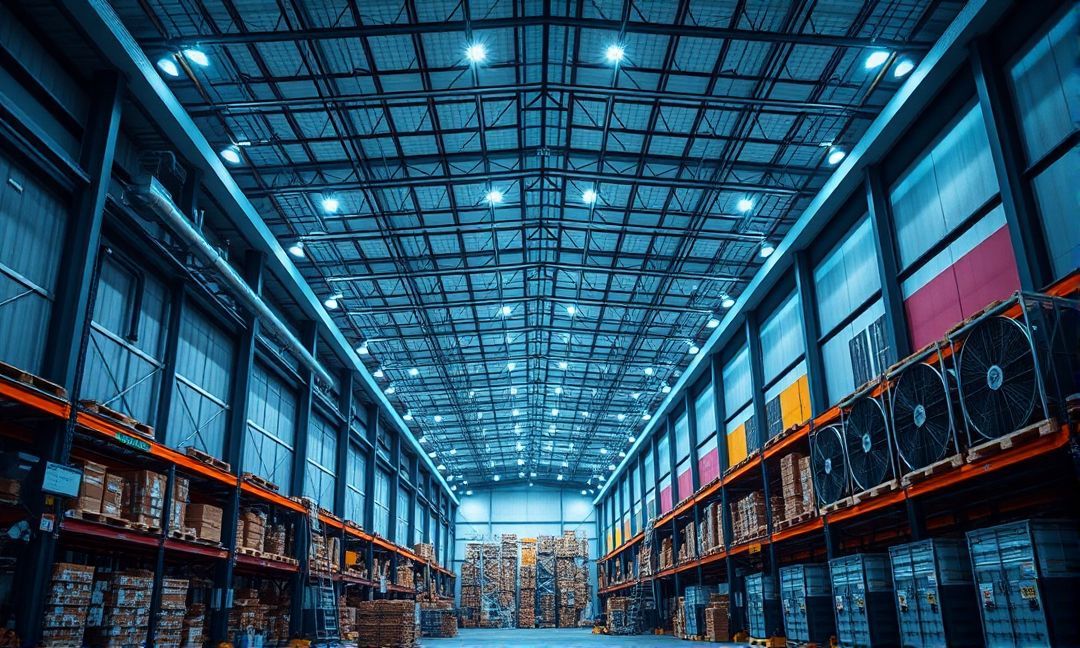 How do you control temperature in a warehouse