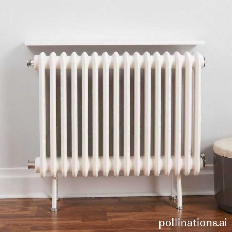 How does a central heating radiator work?