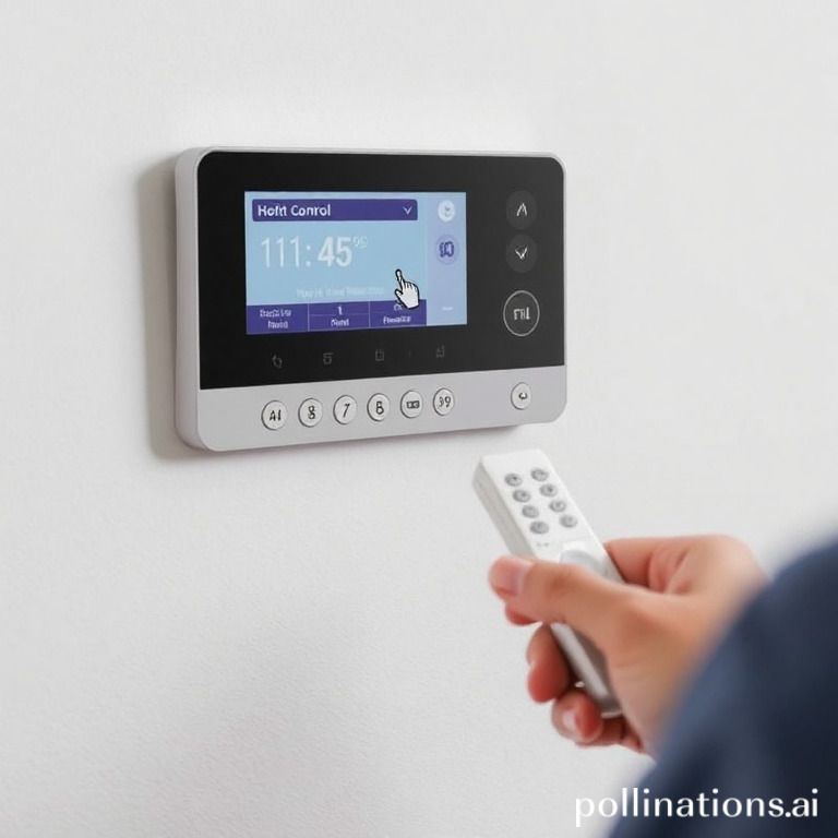 How does a remote control system for heating work?