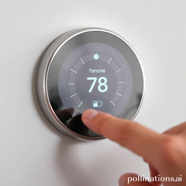 How does a smart thermostat improve energy efficiency?