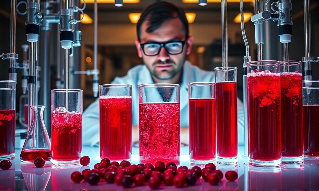 How does filtration work in cranberry juice extraction