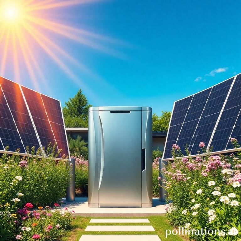 How does solar energy storage for heating work?