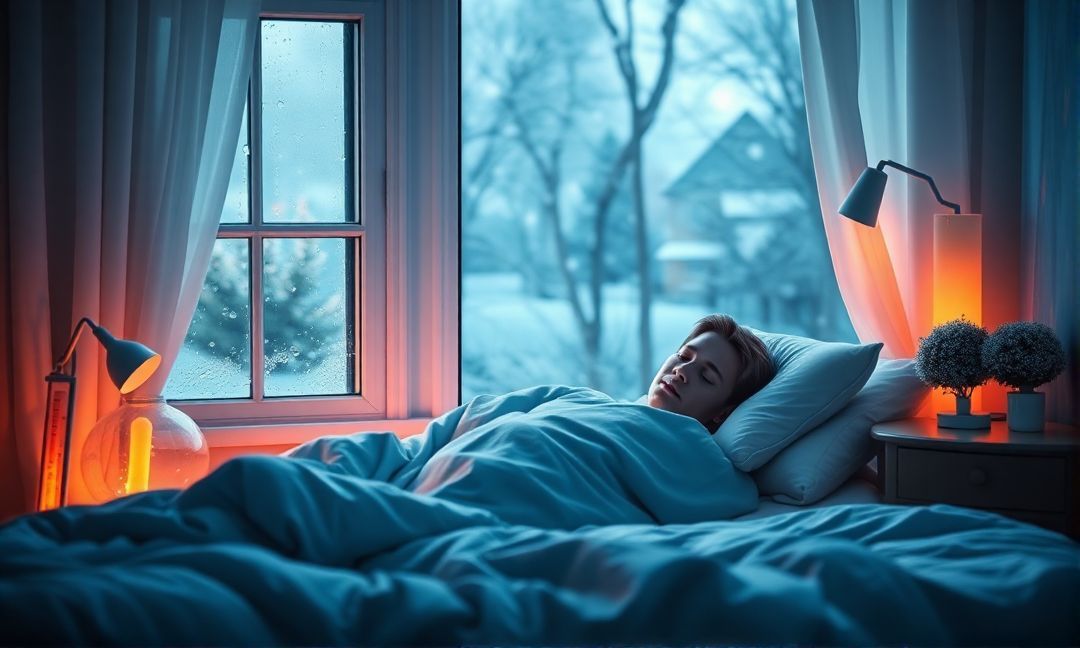 How does temperature affect sleep health