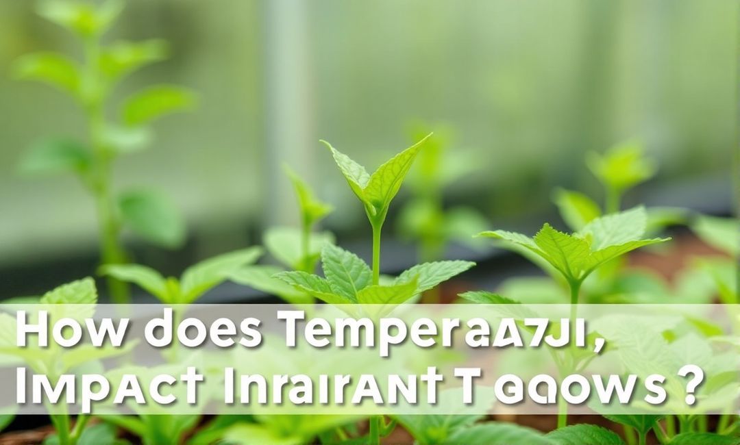 How does temperature impact plant growth