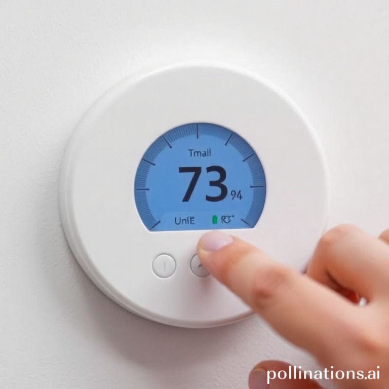 How does the thermostat affect heat distribution in the home?