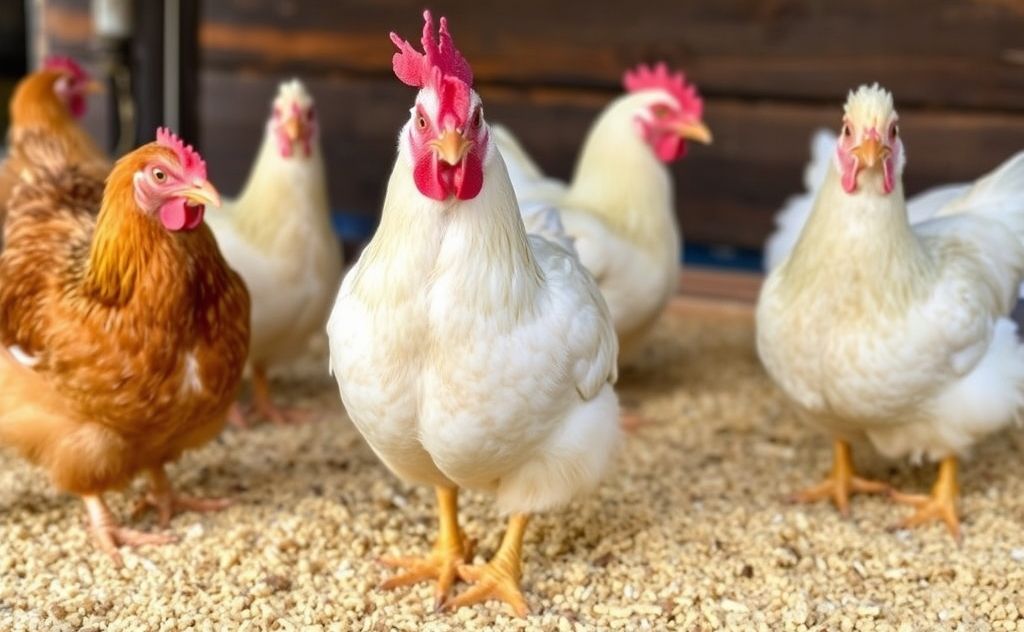 How much scratch grains for chickens daily