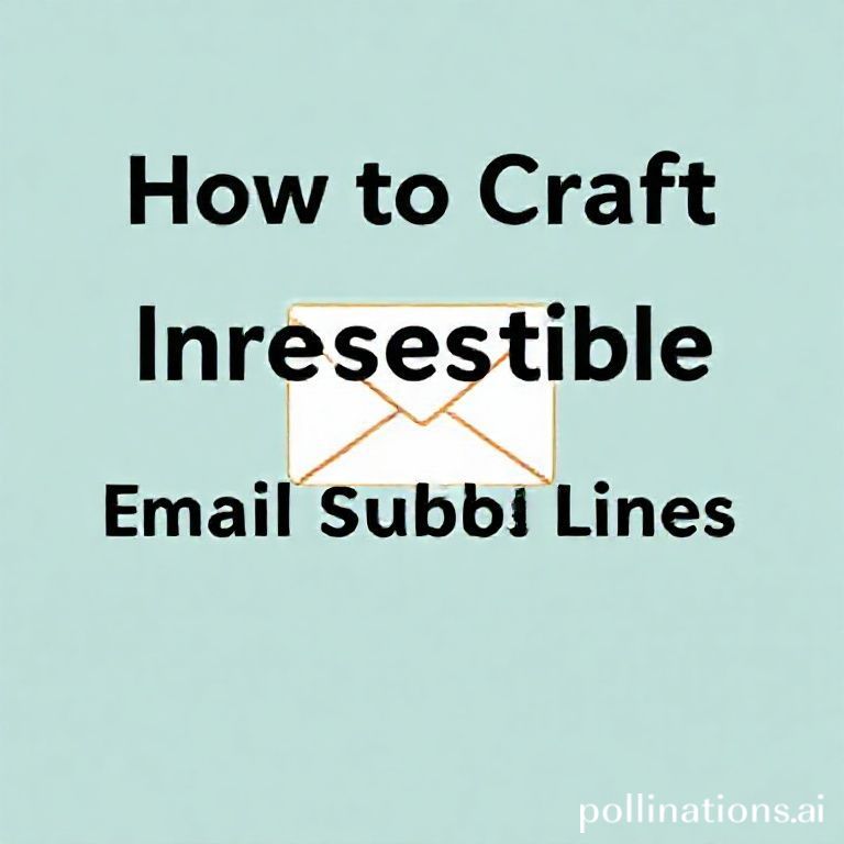 How to Craft Irresistible Email Subject Lines