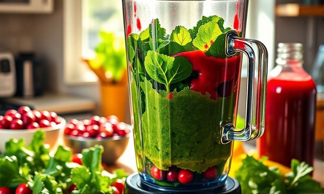 How to add cranberry juice to green smoothies