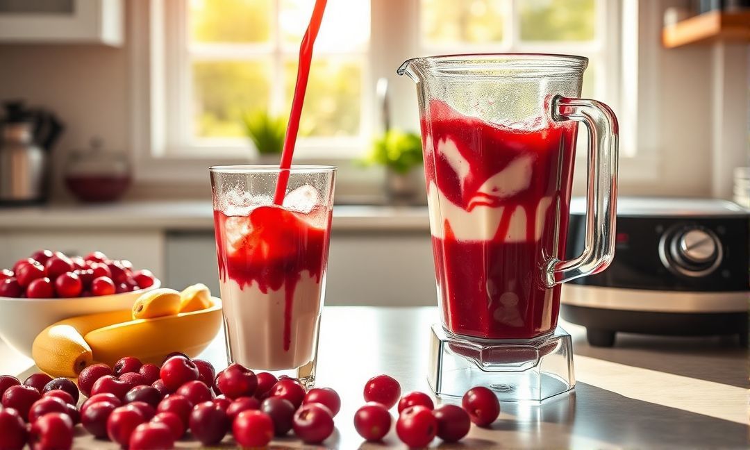 How to add cranberry juice to meal replacement smoothies