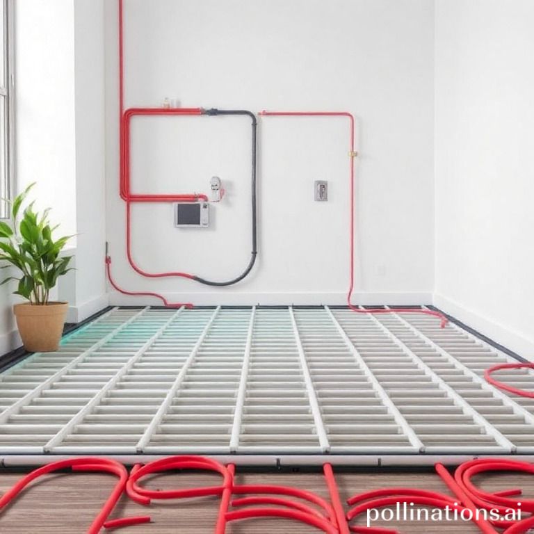 How to calculate the required power for hydronic heating under the floor?