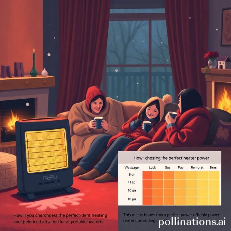 How to choose the ideal power for a portable heater?