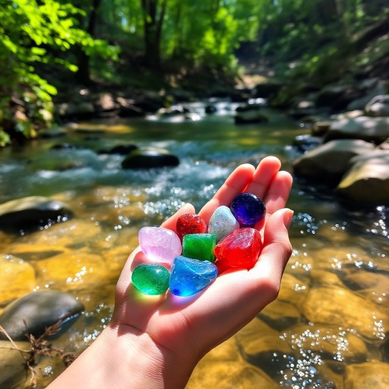 How to cleanse chakra stones with water