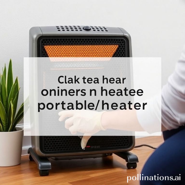 How to effectively clean an infrared portable heater?